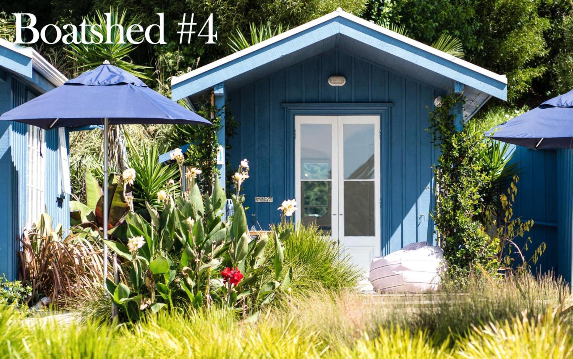 Boatsheds On The Bay, Waiheke Island Daire Ostend Oda fotoğraf
