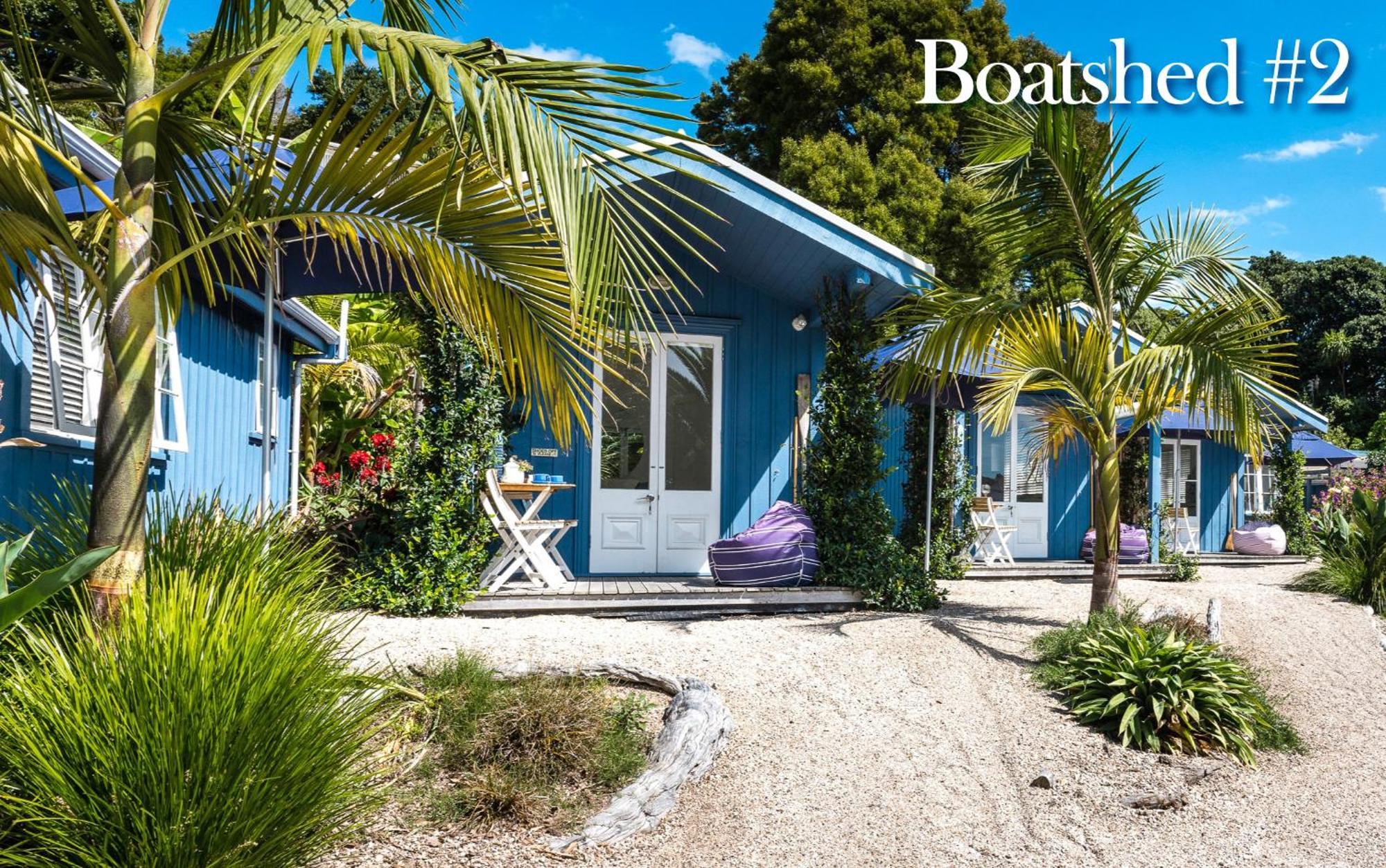 Boatsheds On The Bay, Waiheke Island Daire Ostend Oda fotoğraf